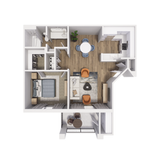 1 Bed • 1 Bath 1004 floor plan